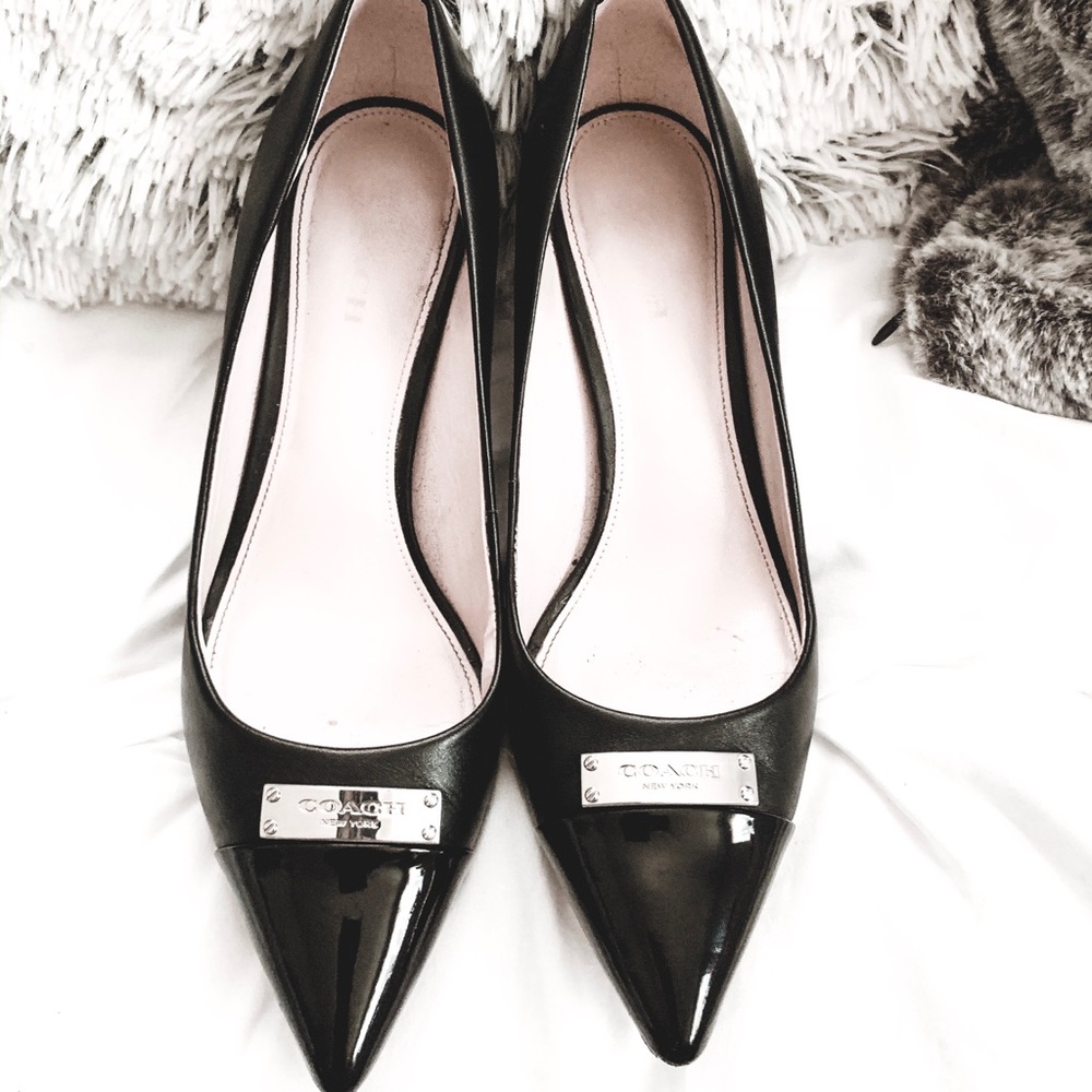 Coach small heel combo in black - Picture 2 of 4